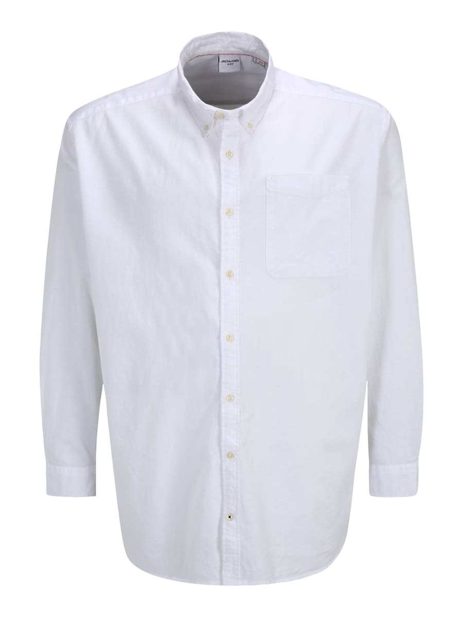 Рубашка Slim Fit на пуговицах Jack & Jones Plus Oxford, белый
Рубашка Slim Fit на пуговицах Jack & Jones Plus Oxford, белый
