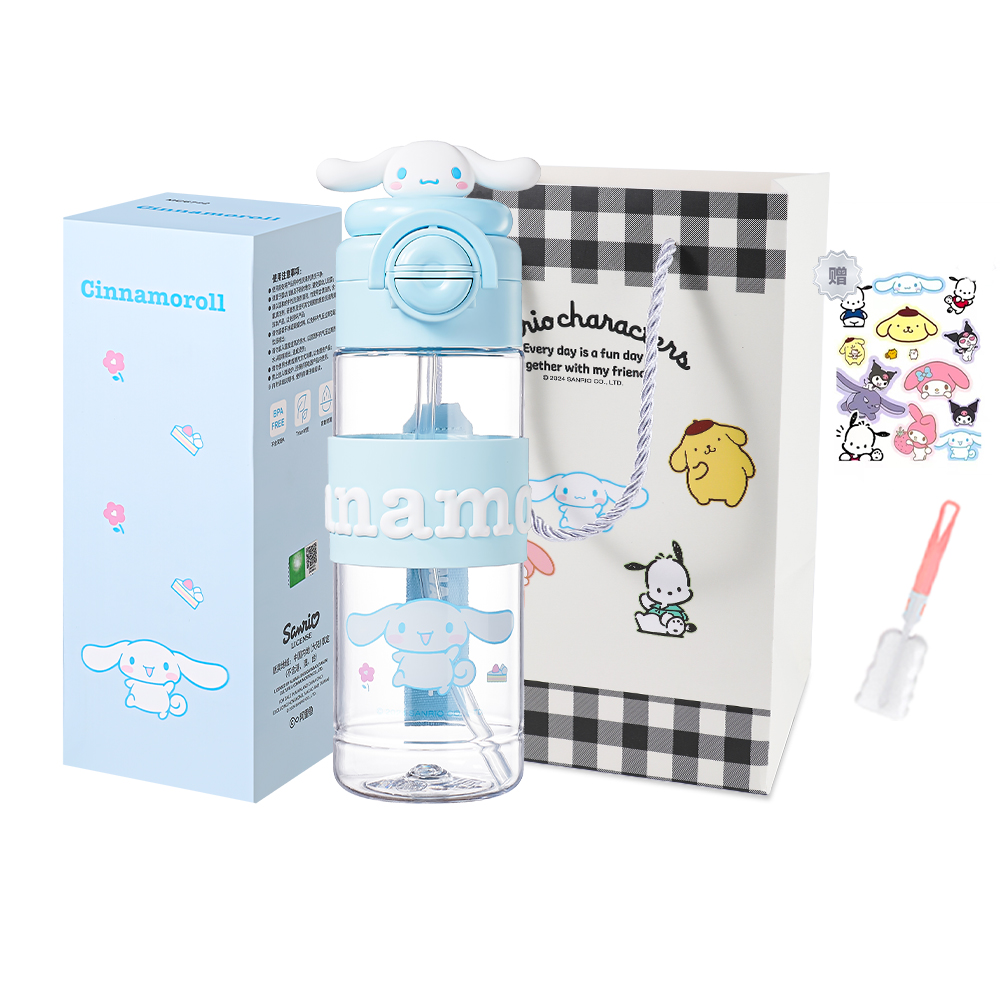 Yugui Dog Plastic Water Cups 580ml Sanrio, Cinnamoroll Water Cup+Shopping Bag+Sticker Cup Brush
Yugui Dog Plastic Water Cups 580ml Sanrio, Cinnamoroll Water Cup+Shopping Bag+Sticker Cup Brush