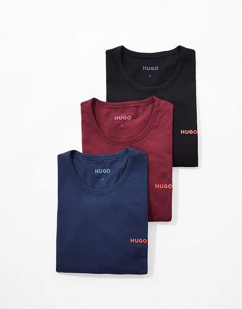 Набор из трех разноцветных футболок HUGO Bodywear
Набор из трех разноцветных футболок HUGO Bodywear