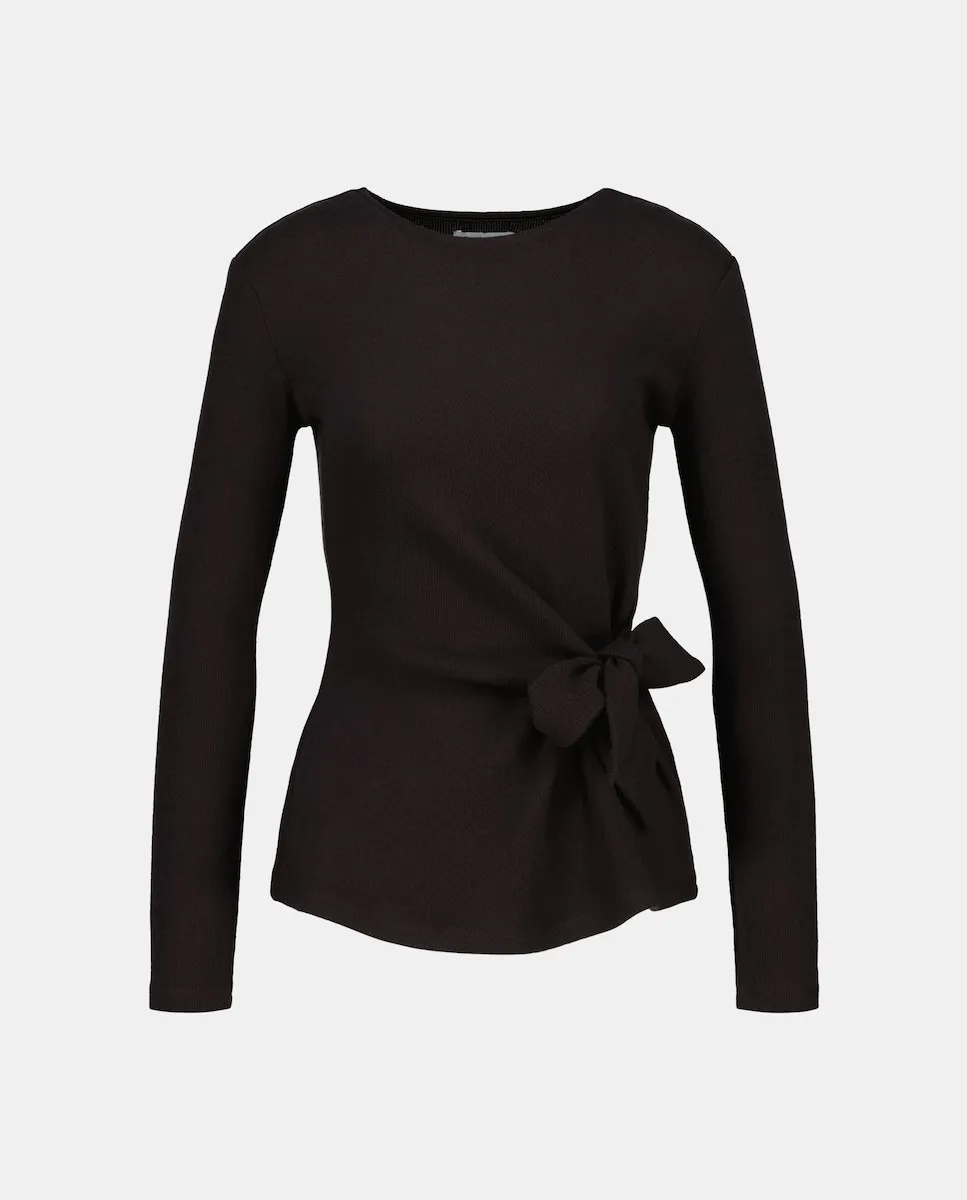 Женская футболка с длинным рукавом и узлом Easy Wear, коричневый
Женская футболка с длинным рукавом и узлом Easy Wear, коричневый