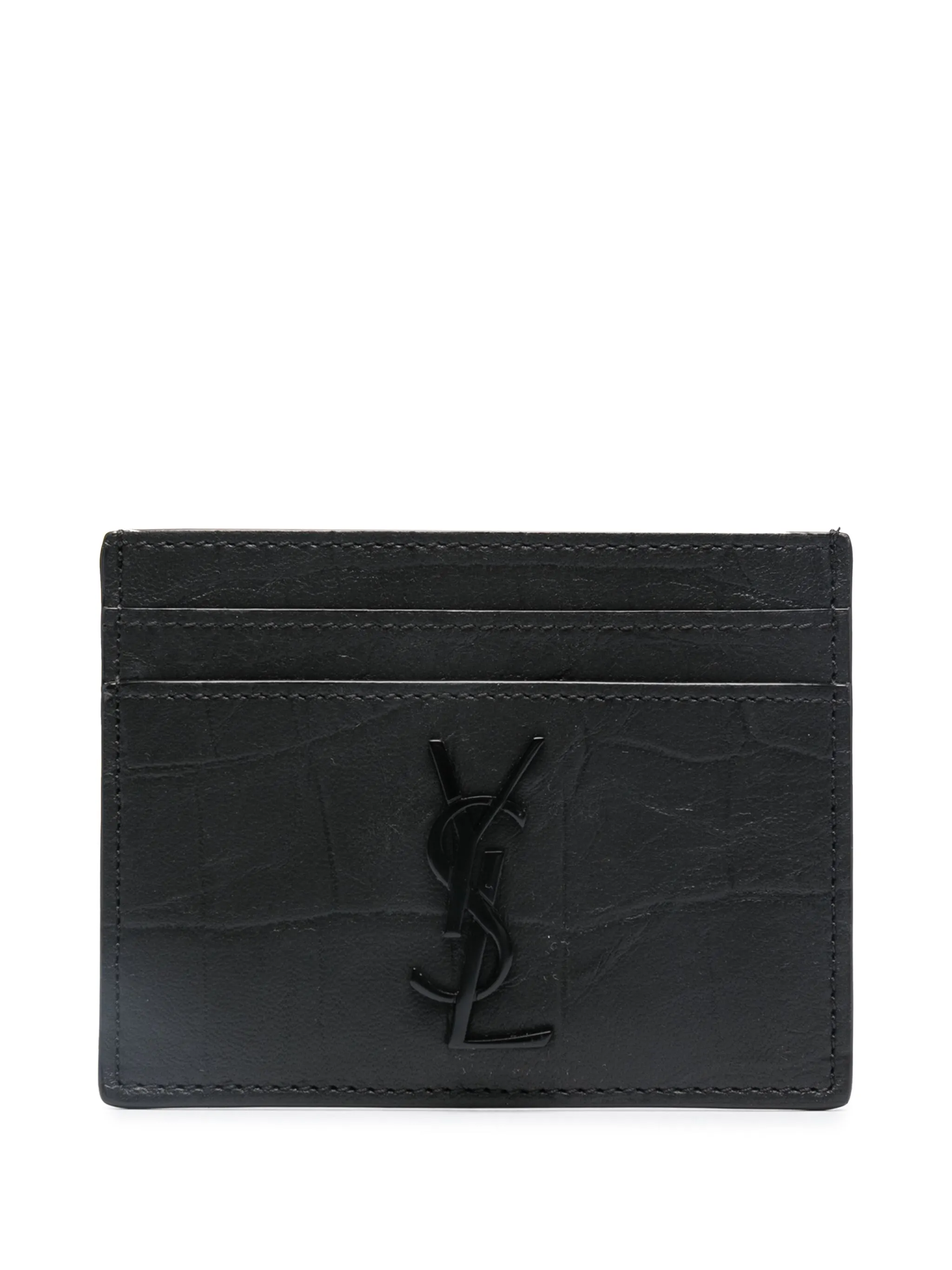 Футляр для карт с тисненым узором Saint Laurent, черный
Футляр для карт с тисненым узором Saint Laurent, черный