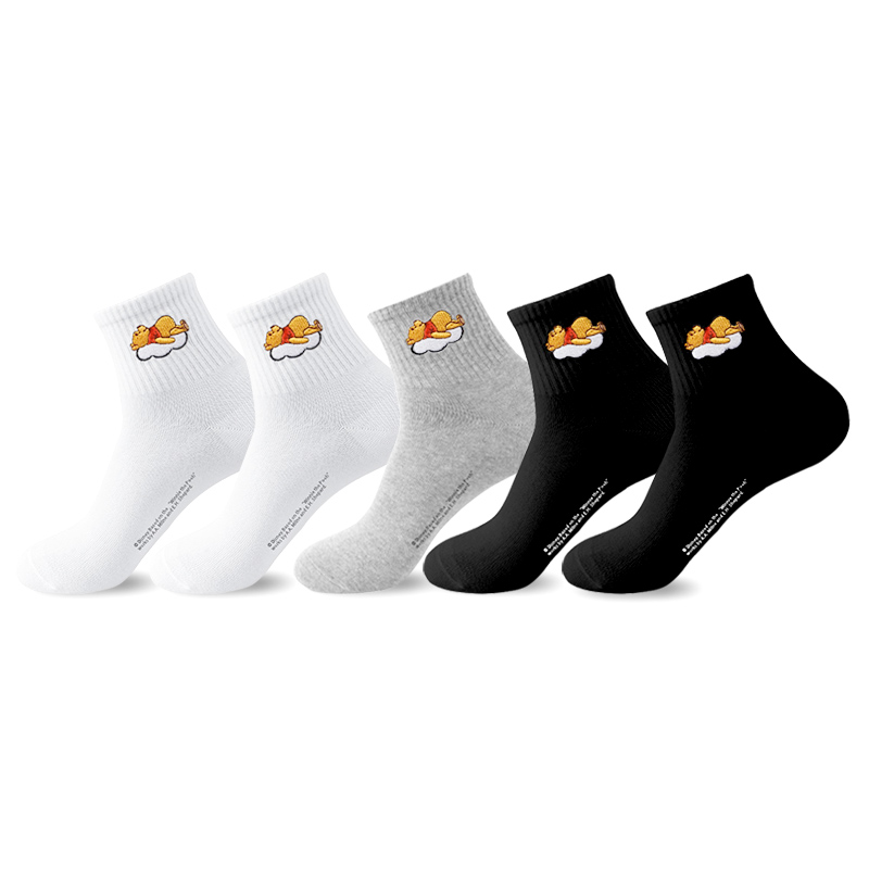 Набор носков Winnie The Pooh Series Mid Calf, 5 пар, мужские, в подарочной упаковке Disney, черный
Набор носков Winnie The Pooh Series Mid Calf, 5 пар, мужские, в подарочной упаковке Disney, черный