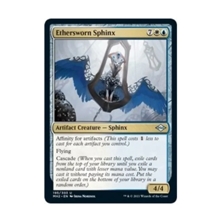 CCG Верный Эфиру Сфинкс (U), MTG - Modern Horizons 2
CCG Верный Эфиру Сфинкс (U), MTG - Modern Horizons 2