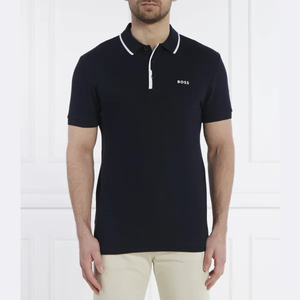 Рубашка поло стандартного кроя Boss, синий
Рубашка поло стандартного кроя Boss, синий