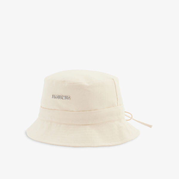 Панама Le bob gadjo из хлопкового полотна Jacquemus, белый 
Панама Le bob gadjo из хлопкового полотна Jacquemus, белый