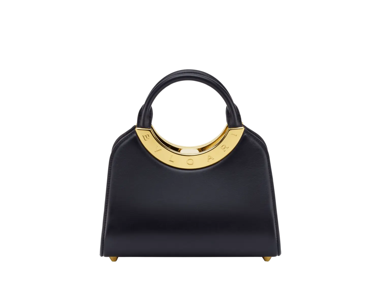 Маленькая сумка с верхней ручкой Roma Bvlgari, черный 
Маленькая сумка с верхней ручкой Roma Bvlgari, черный