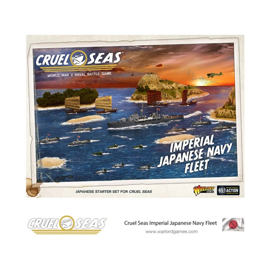Жестокие моря - Императорский флот Японии, Cruel Seas (1/300)
Жестокие моря - Императорский флот Японии, Cruel Seas (1/300)