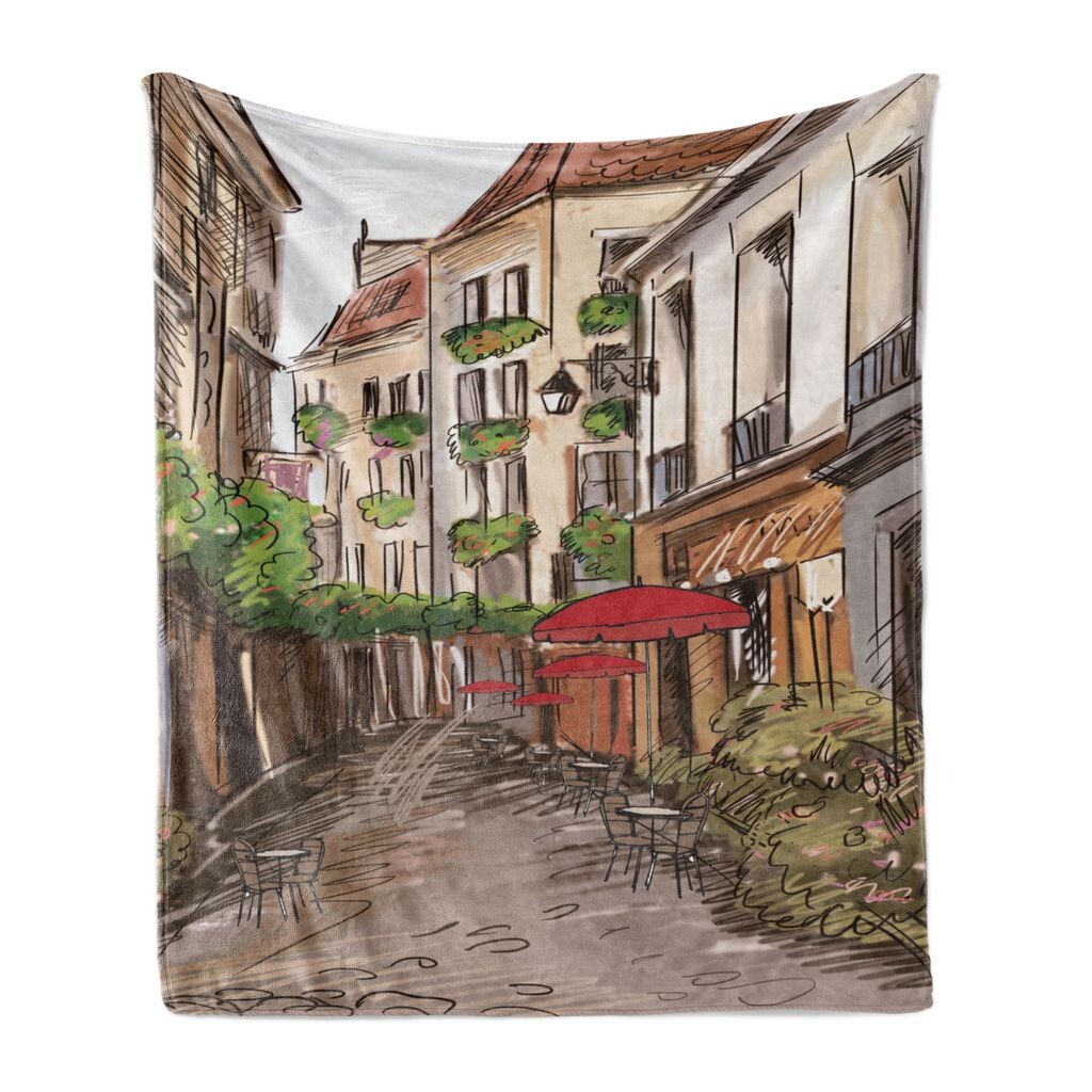 Мягкое фланелевое флисовое одеяло ABAKUHAUS Sketching, эскиз романтической сцены во внутреннем дворике, уютный плюш для использования в помещении и на открытом воздухе, 125 x 175 см, серо-коричневый и разноцветный
Мягкое фланелевое флисовое одеяло ABAKUHAUS Sketching, эскиз романтической сцены во внутреннем дворике, уютный плюш для использования в помещении и на открытом воздухе, 125 x 175 см, серо-коричневый и разноцветный