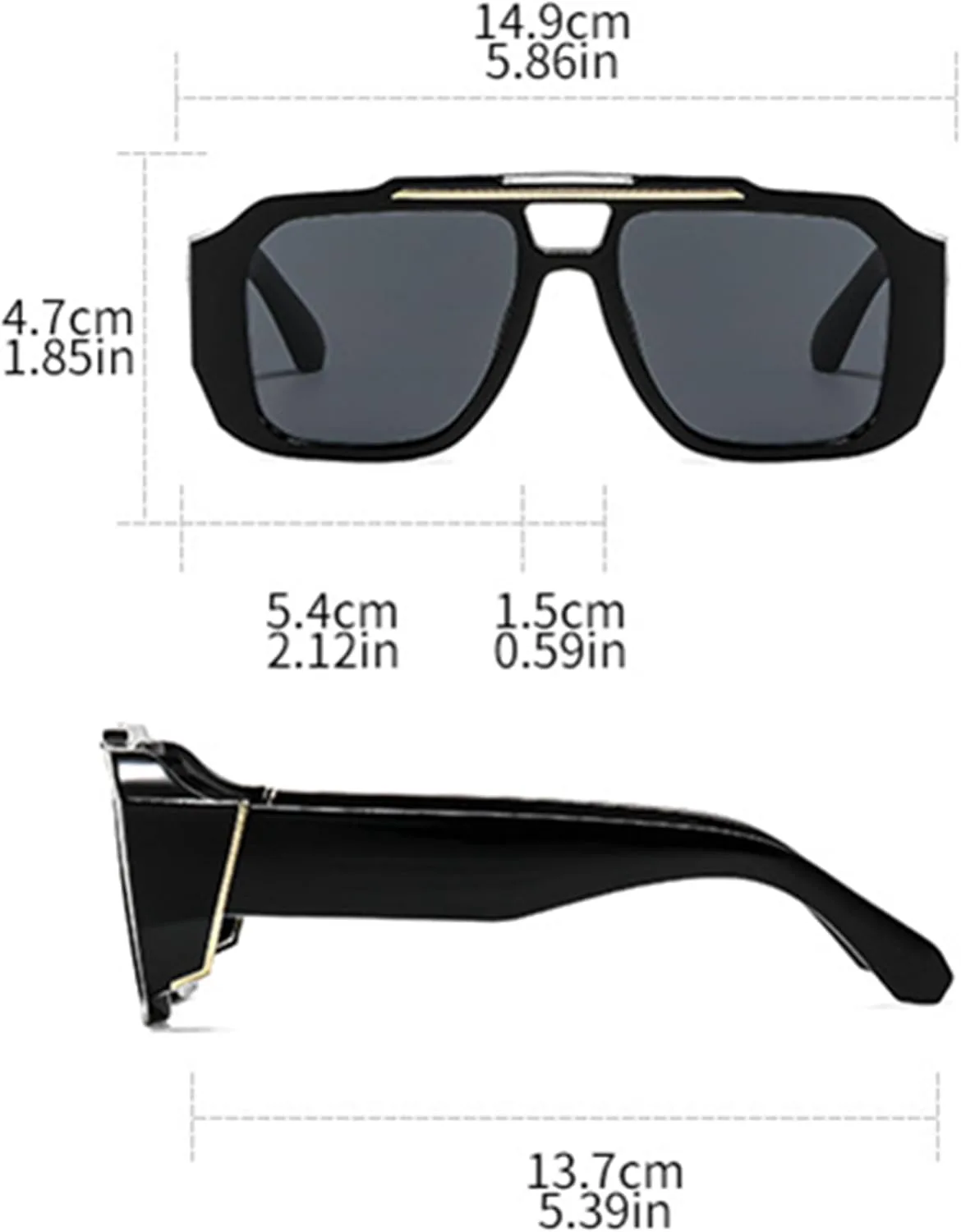 bullabulling Модные большие солнцезащитные очки-пилот для женщин и мужчин в стиле ретро, большие цельные солнцезащитные очки, винтажные очки UV400, Black Tea
bullabulling Модные большие солнцезащитные очки-пилот для женщин и мужчин в стиле ретро, большие цельные солнцезащитные очки, винтажные очки UV400, Black Tea