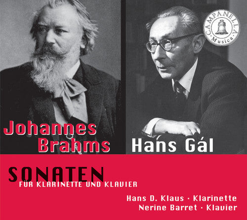 CD диск Brahms / Gal / Klaus / Barret: Sonatas for Clarinet & Piano
CD диск Brahms / Gal / Klaus / Barret: Sonatas for Clarinet & Piano
