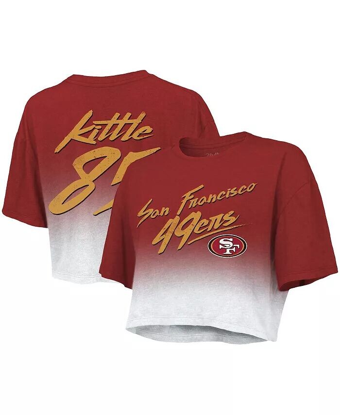 Женская футболка Threads George Kittle Scarlet, White San Francisco 49ers с надписью Drip-Dye, именем игрока и номером, тройная смесь, укороченная Majestic
Женская футболка Threads George Kittle Scarlet, White San Francisco 49ers с надписью Drip-Dye, именем игрока и номером, тройная смесь, укороченная Majestic