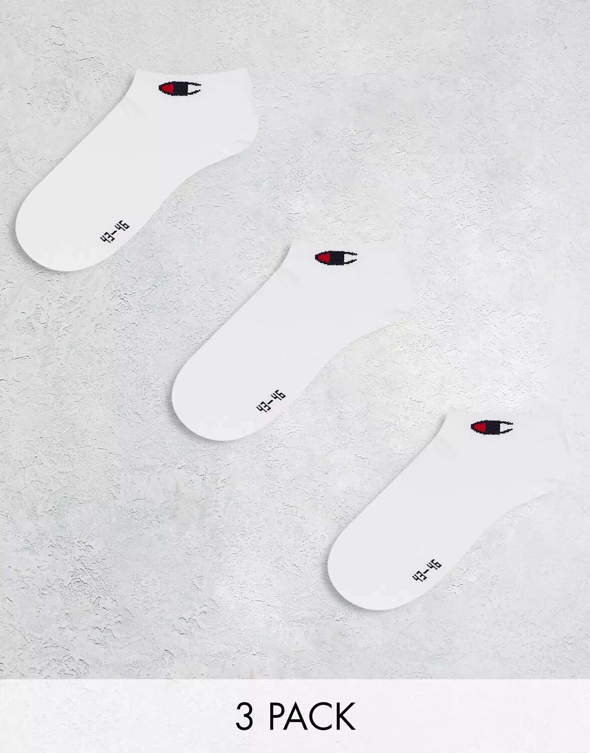 Три пары белых носков Champion
Три пары белых носков Champion