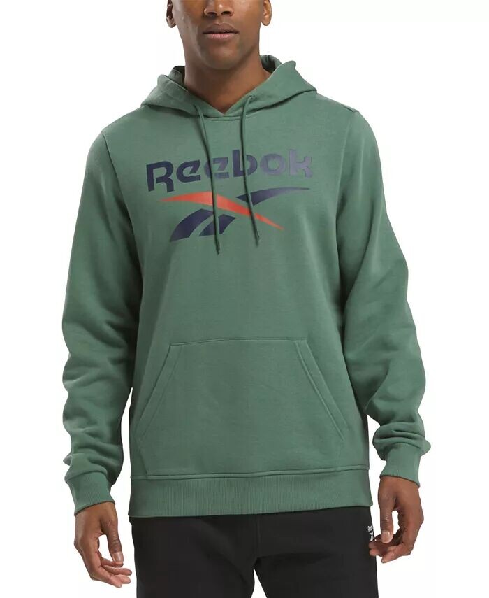 Мужская толстовка с капюшоном Identity Classic-Fit Stacked Logo-Print из флиса Reebok, зеленый
Мужская толстовка с капюшоном Identity Classic-Fit Stacked Logo-Print из флиса Reebok, зеленый