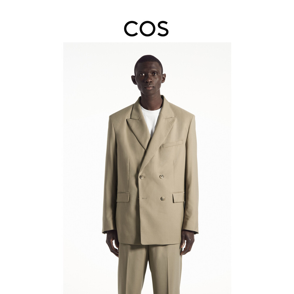 Мужской двубортный шерстяной пиджак Cos повседневный, коричневый
Мужской двубортный шерстяной пиджак Cos повседневный, коричневый