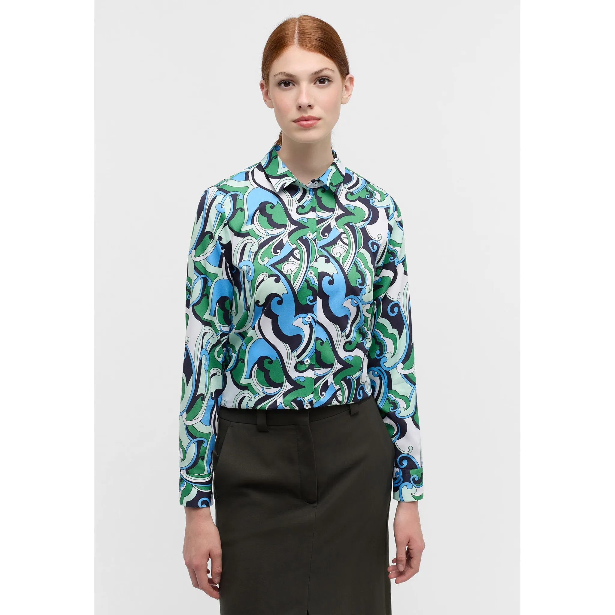 Блузка-рубашка Eterna "РЕГУЛЯРНЫЙ ФИТ", зеленый
Блузка-рубашка Eterna "РЕГУЛЯРНЫЙ ФИТ", зеленый