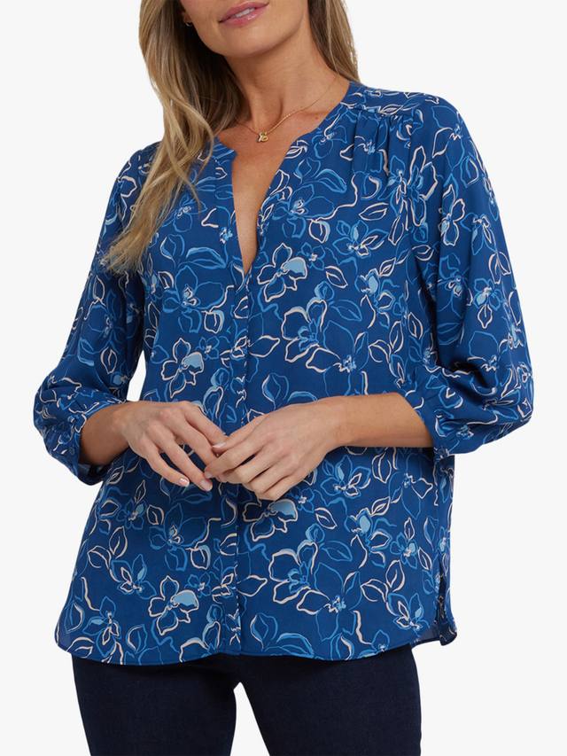 Блузка с защипами NYDJ, Fleur D'yvette
Блузка с защипами NYDJ, Fleur D'yvette