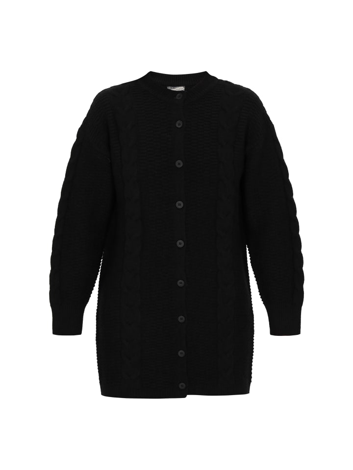 Женский кардиган черного цвета DreiMaster Vintage
Женский кардиган черного цвета DreiMaster Vintage