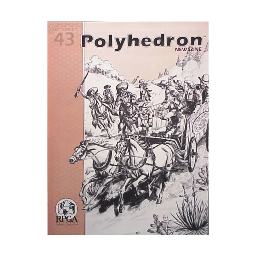 Журнал #43 "Dr. Brown's Miracle Juice - Gen Con Boot Hill Module", Polyhedron Magazine #01 - #50
Журнал #43 "Dr. Brown's Miracle Juice - Gen Con Boot Hill Module", Polyhedron Magazine #01 - #50