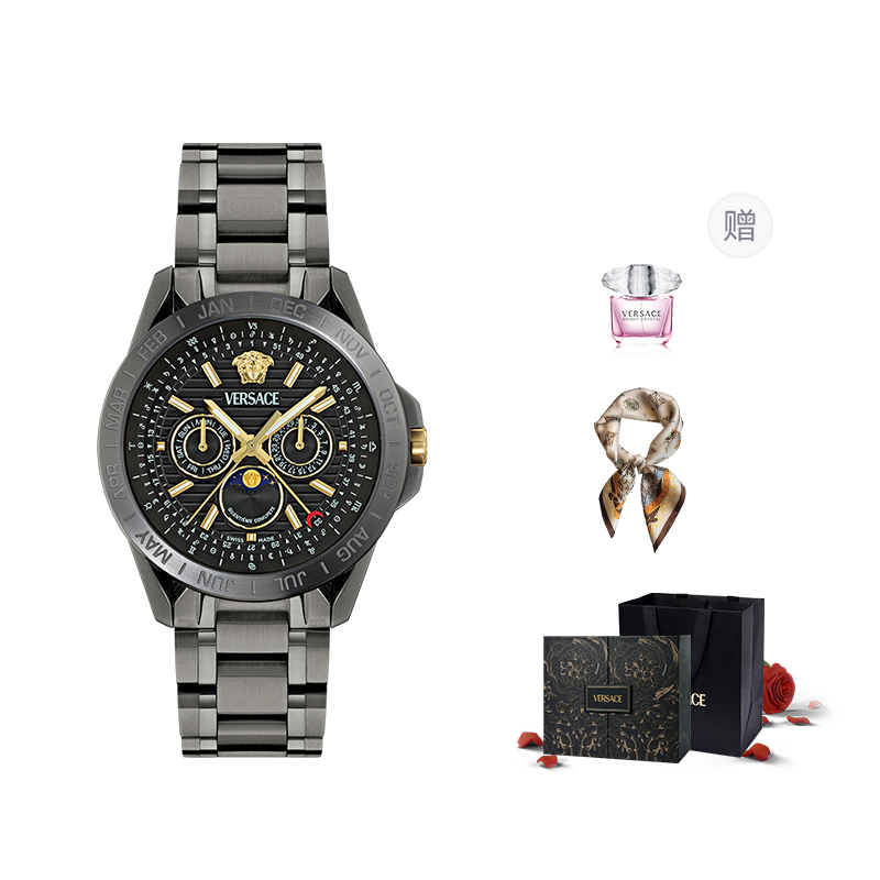 Greca Chrono 43mm VERSACE
Greca Chrono 43mm VERSACE