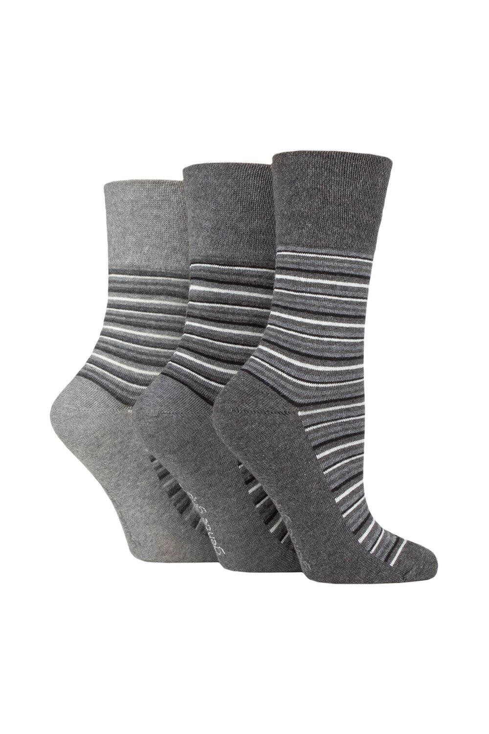 3 пары носков с рисунком и полосками SOCKSHOP Gentle Grip, серебро, Серый, 3 пары носков с рисунком и полосками SOCKSHOP Gentle Grip, серебро
3 пары носков с рисунком и полосками SOCKSHOP Gentle Grip, серебро, Серый, 3 пары носков с рисунком и полосками SOCKSHOP Gentle Grip, серебро