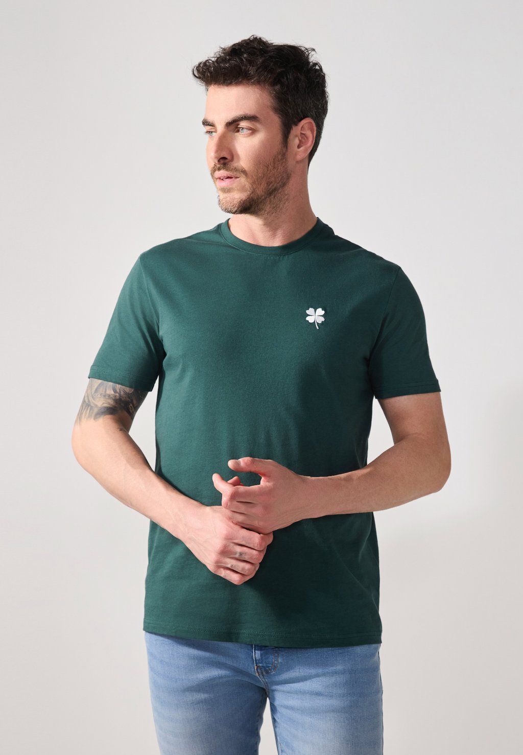 Базовая футболка Pier One, темно-зеленый
Базовая футболка Pier One, темно-зеленый