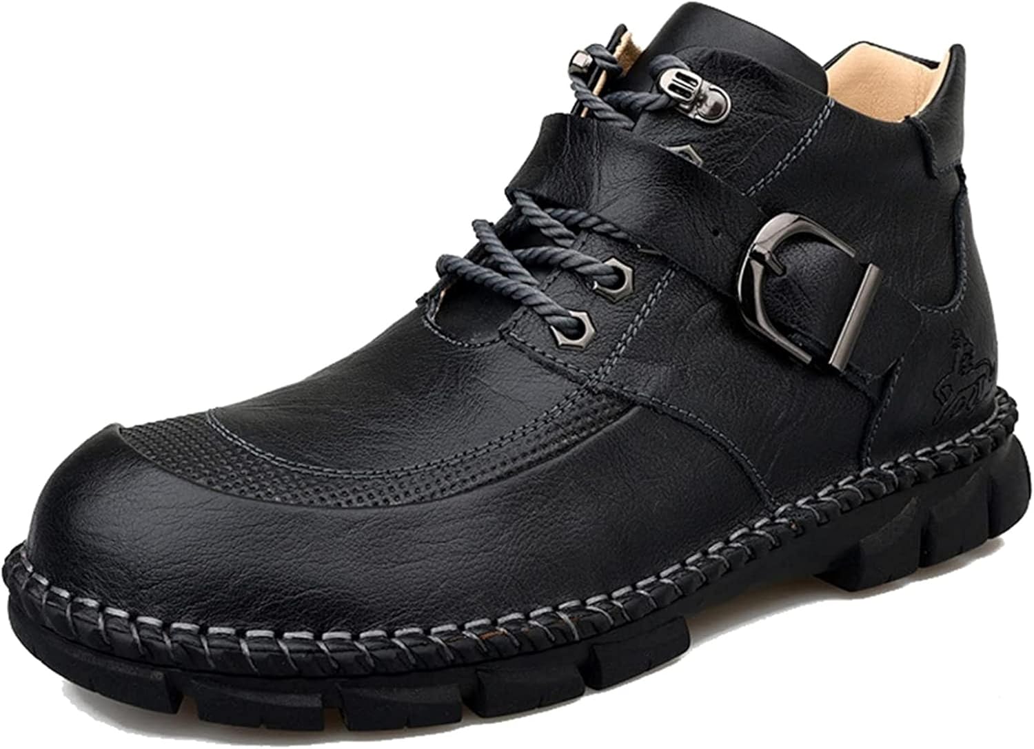 Мужские кожаные ботинки Yiozoi с защитой от ветра, высокие, для осени и зимы, спортивные, прогулочные, противоскользящие, удобные повседневные ботинки, черный
Мужские кожаные ботинки Yiozoi с защитой от ветра, высокие, для осени и зимы, спортивные, прогулочные, противоскользящие, удобные повседневные ботинки, черный