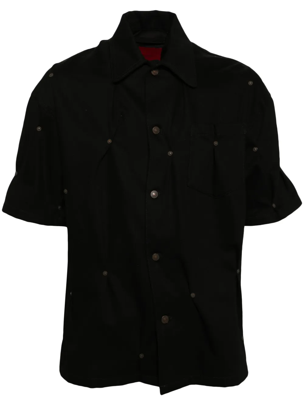 Джинсовая рубашка Multi-Rivet с короткими рукавами KUSIKOHC, черный
Джинсовая рубашка Multi-Rivet с короткими рукавами KUSIKOHC, черный