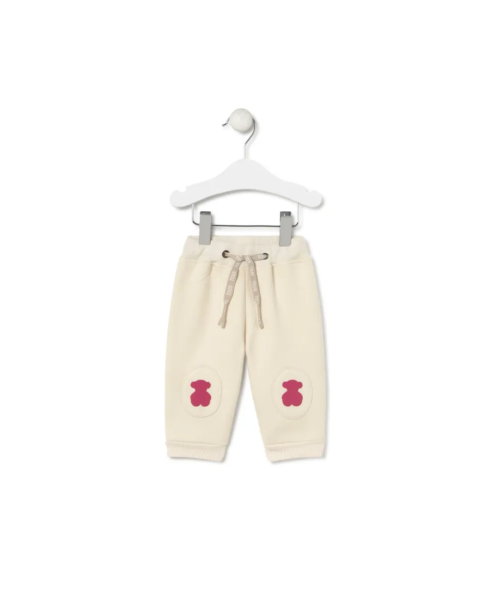 Детские спортивные брюки из однотонного хлопка с наколенниками Tous, светло-бежевый
Детские спортивные брюки из однотонного хлопка с наколенниками Tous, светло-бежевый