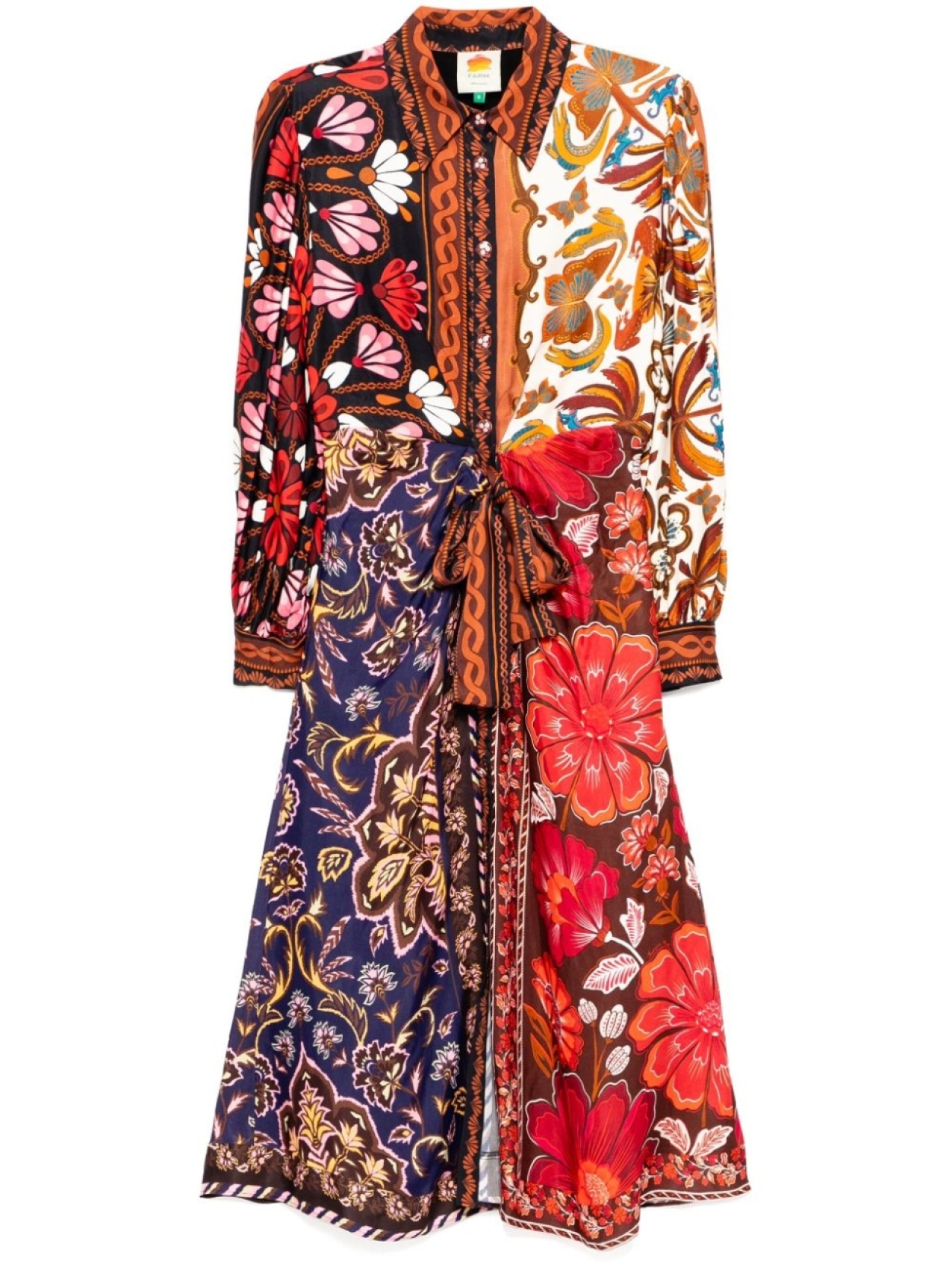 FARM Rio платье миди Miranda, белый 
FARM Rio платье миди Miranda, белый