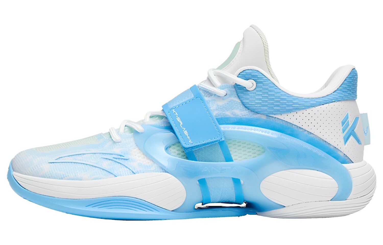 Баскетбольные кроссовки KT-SPLASH-V женские с низким верхом, белые/королевские синие Anta
Баскетбольные кроссовки KT-SPLASH-V женские с низким верхом, белые/королевские синие Anta