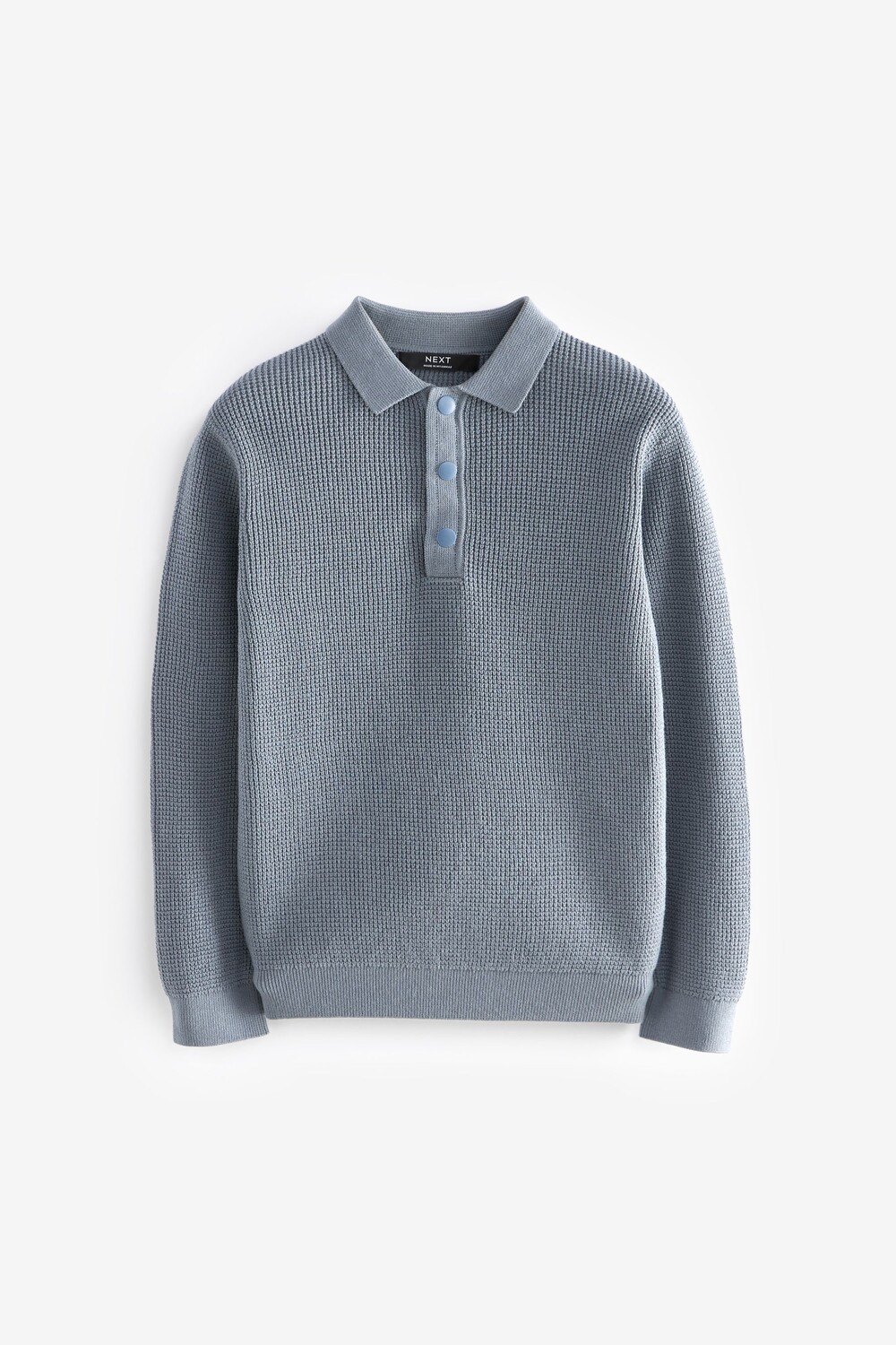 Рубашка поло с длинным рукавом из 100% хлопка с текстурой (3 16 лет) Next, синий
Рубашка поло с длинным рукавом из 100% хлопка с текстурой (3 16 лет) Next, синий