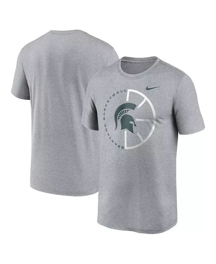 Мужская футболка Heather Grey с изображением легенды баскетбольной команды Michigan State Spartans Nike
Мужская футболка Heather Grey с изображением легенды баскетбольной команды Michigan State Spartans Nike