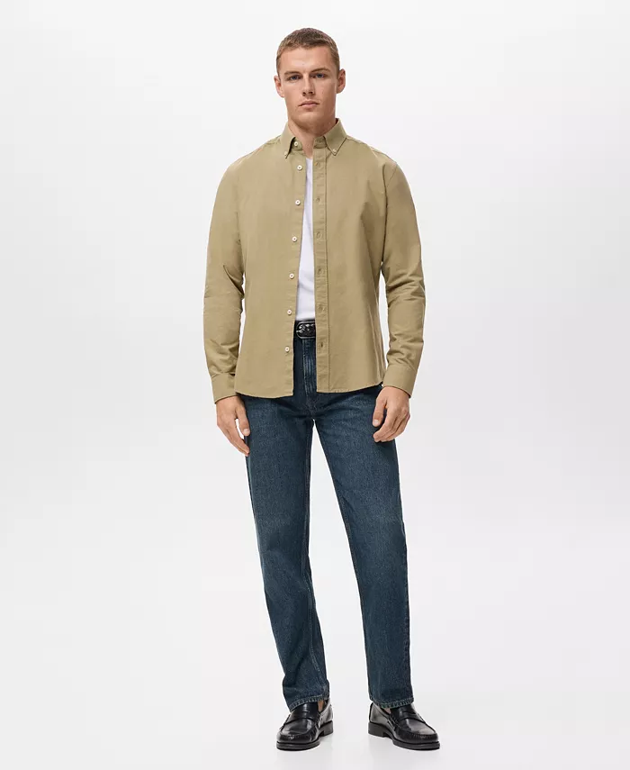 Мужская хлопковая рубашка Oxford Mango, загар/бежевый
Мужская хлопковая рубашка Oxford Mango, загар/бежевый