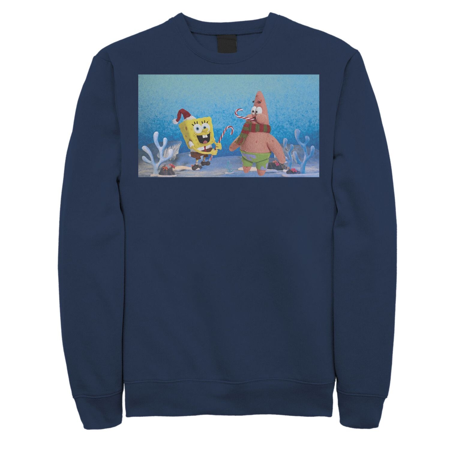 Мужской флисовый пуловер с рисунком Губка Боб Патрик Стар Christmas Buddies Nickelodeon, синий
Мужской флисовый пуловер с рисунком Губка Боб Патрик Стар Christmas Buddies Nickelodeon, синий