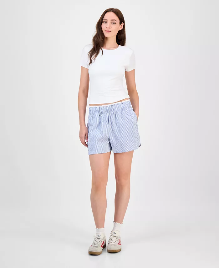 Женские полосатые боксеры из пике And Now This, синий
Женские полосатые боксеры из пике And Now This, синий