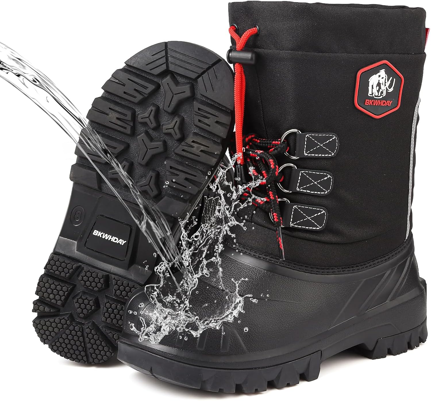 Зимние мужские ботинки, водонепроницаемые для снегохода, для холодной погоды до -40C Bkwhday, черный
Зимние мужские ботинки, водонепроницаемые для снегохода, для холодной погоды до -40C Bkwhday, черный