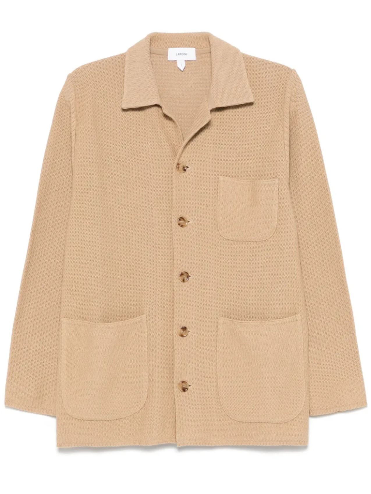 Хлопковый кардиган Lardini, нейтральный
Хлопковый кардиган Lardini, нейтральный