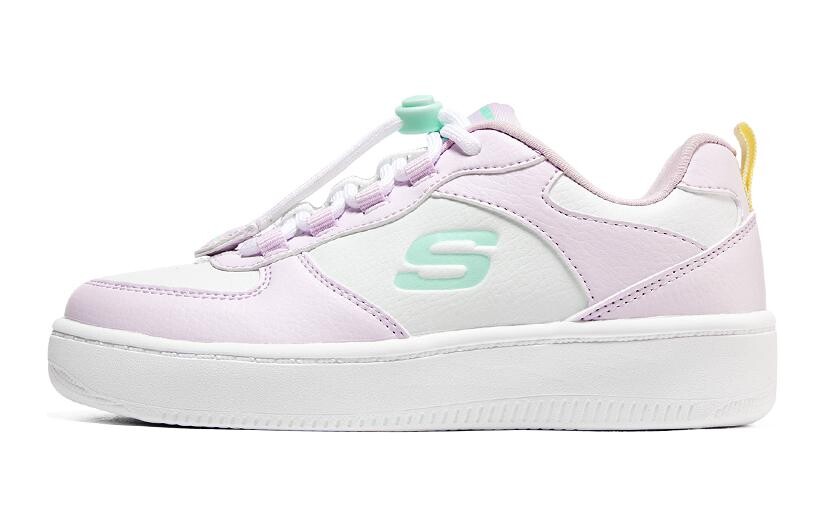 Детские кроссовки для скейтбординга Sport Court 92 GS Low-top Белые/розовые/зеленые Skechers
Детские кроссовки для скейтбординга Sport Court 92 GS Low-top Белые/розовые/зеленые Skechers