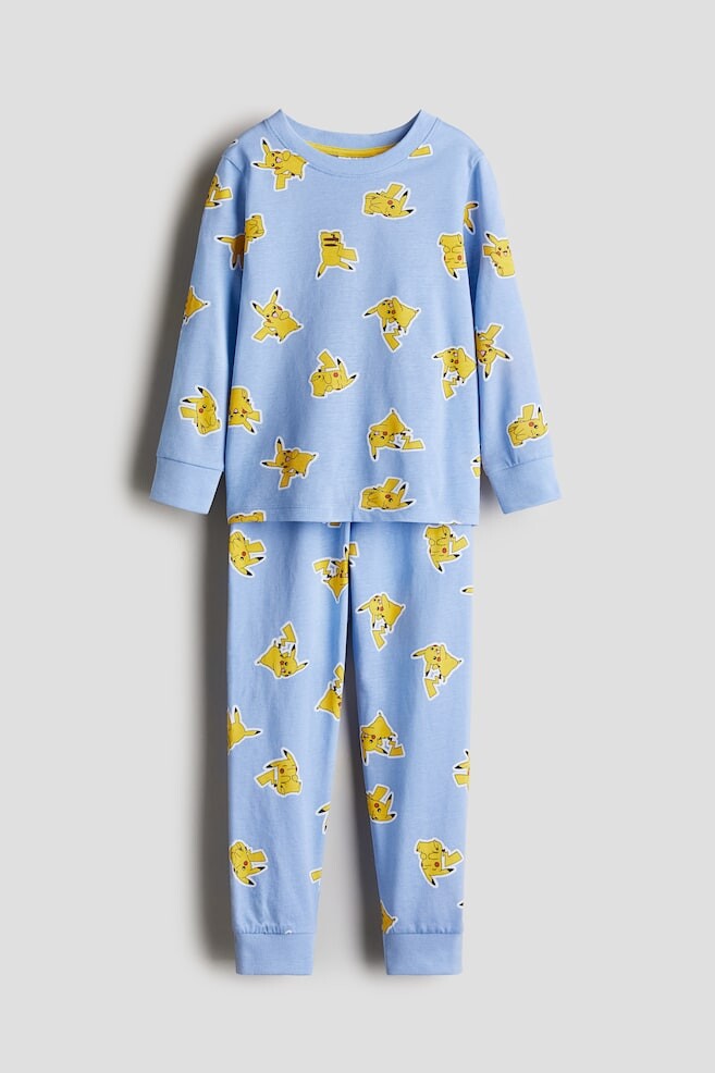 Пижама из хлопкового джерси с принтом H&M, мультиколор
Пижама из хлопкового джерси с принтом H&M, мультиколор