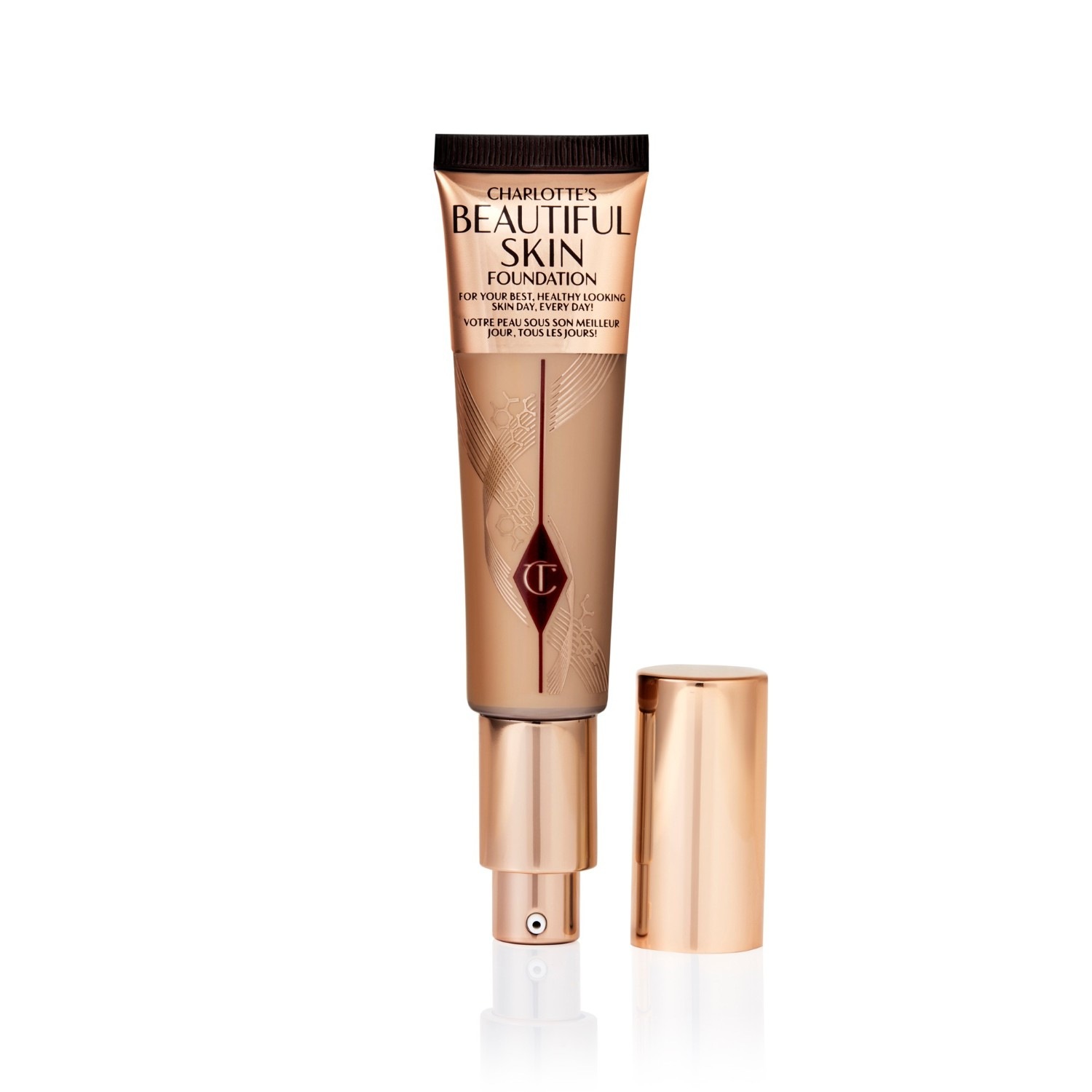 Тональный крем для лица beautiful skin Charlotte Tilbury, 6 - cool, объем 30 мл
Тональный крем для лица beautiful skin Charlotte Tilbury, 6 - cool, объем 30 мл