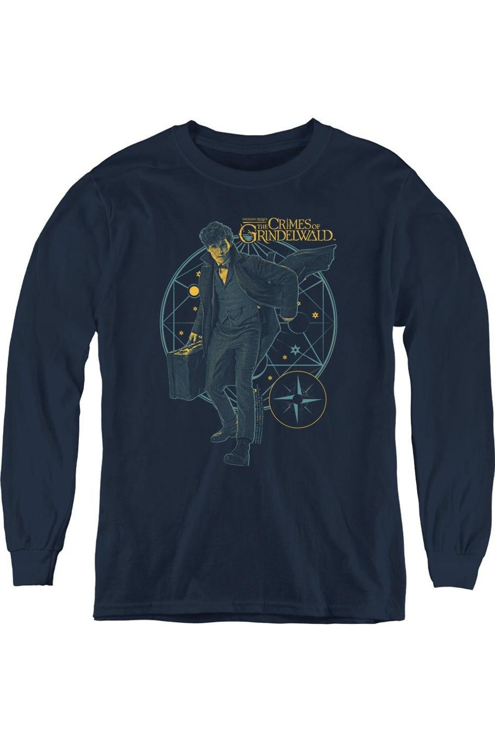 Фантастические твари 2 Чемодан Молодежная футболка с длинным рукавом Gildan, темно-синий
Фантастические твари 2 Чемодан Молодежная футболка с длинным рукавом Gildan, темно-синий
