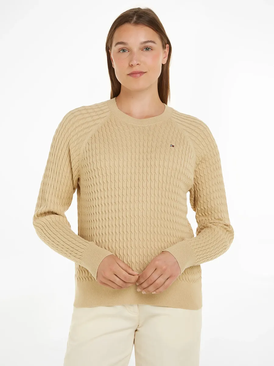 Свитер Tommy Hilfiger с круглым вырезом "CO CABLE C-NK SWEATER", с узором кос, цвет Harvest Wheat
Свитер Tommy Hilfiger с круглым вырезом "CO CABLE C-NK SWEATER", с узором кос, цвет Harvest Wheat