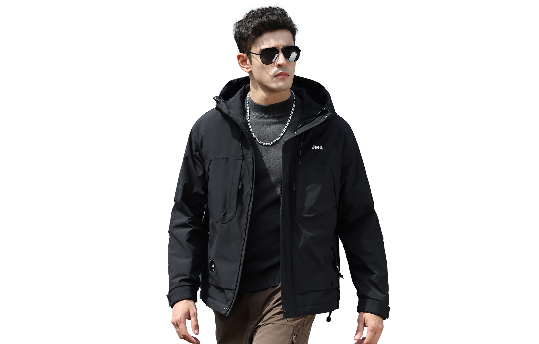 Пуховик Jeep, зеленый
Пуховик Jeep, зеленый