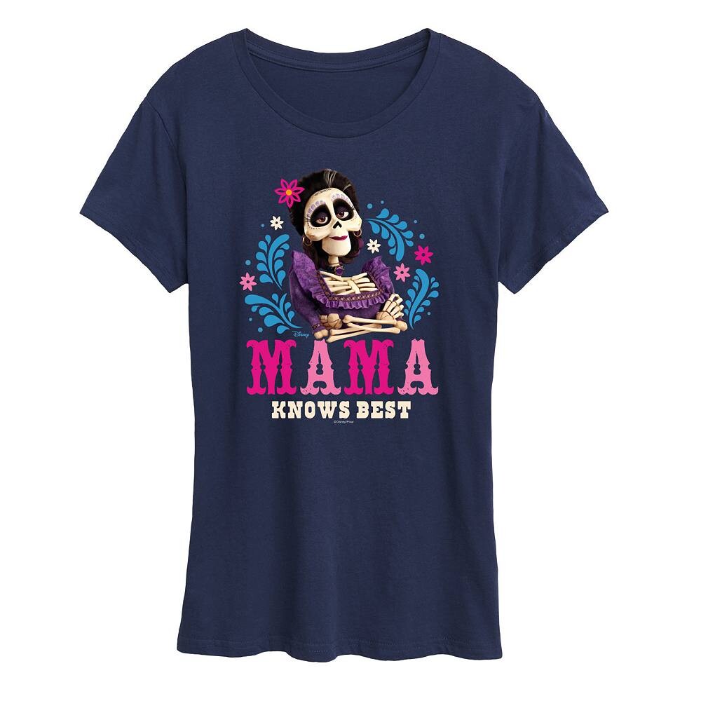 Женская футболка Disney's Coco Mama Knows Best с рисунком, темно-синий
Женская футболка Disney's Coco Mama Knows Best с рисунком, темно-синий
