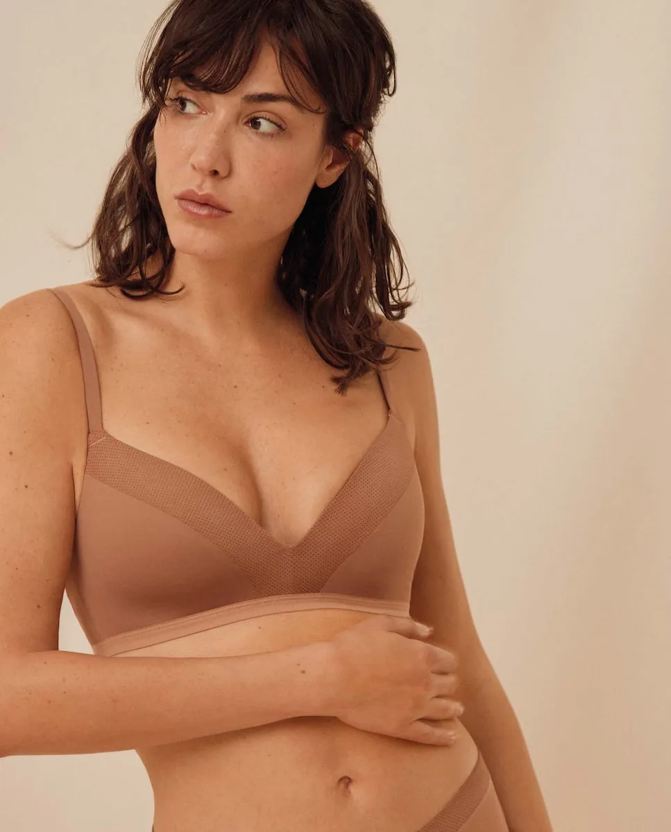 Бюстгальтер без косточек с наполнителем, чашки B и C YSABEL MORA Ysabel Mora, светло-коричневый
Бюстгальтер без косточек с наполнителем, чашки B и C YSABEL MORA Ysabel Mora, светло-коричневый