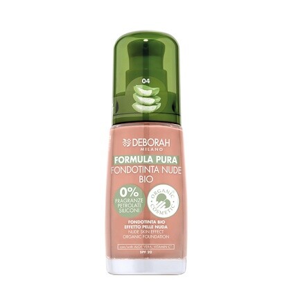 Deborah Milano Pure Nude BIO Foundation Formula 04 Янтарь с витамином С и алоэ вера SPF 20 Жидкая текстура среднего покрытия для ровной сияющей бархатной кожи
Deborah Milano Pure Nude BIO Foundation Formula 04 Янтарь с витамином С и алоэ вера SPF 20 Жидкая текстура среднего покрытия для ровной сияющей бархатной кожи