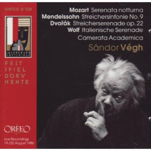 CD диск Mozart / Mendelssohn / Dvorak / Wolf / Vegh: Serenade in D Major / String Symphony
CD диск Mozart / Mendelssohn / Dvorak / Wolf / Vegh: Serenade in D Major / String Symphony
