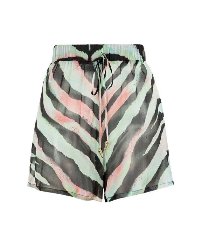 Шелковые шорты с зебровым принтом и завязками. Roberto Cavalli, мультиколор
Шелковые шорты с зебровым принтом и завязками. Roberto Cavalli, мультиколор