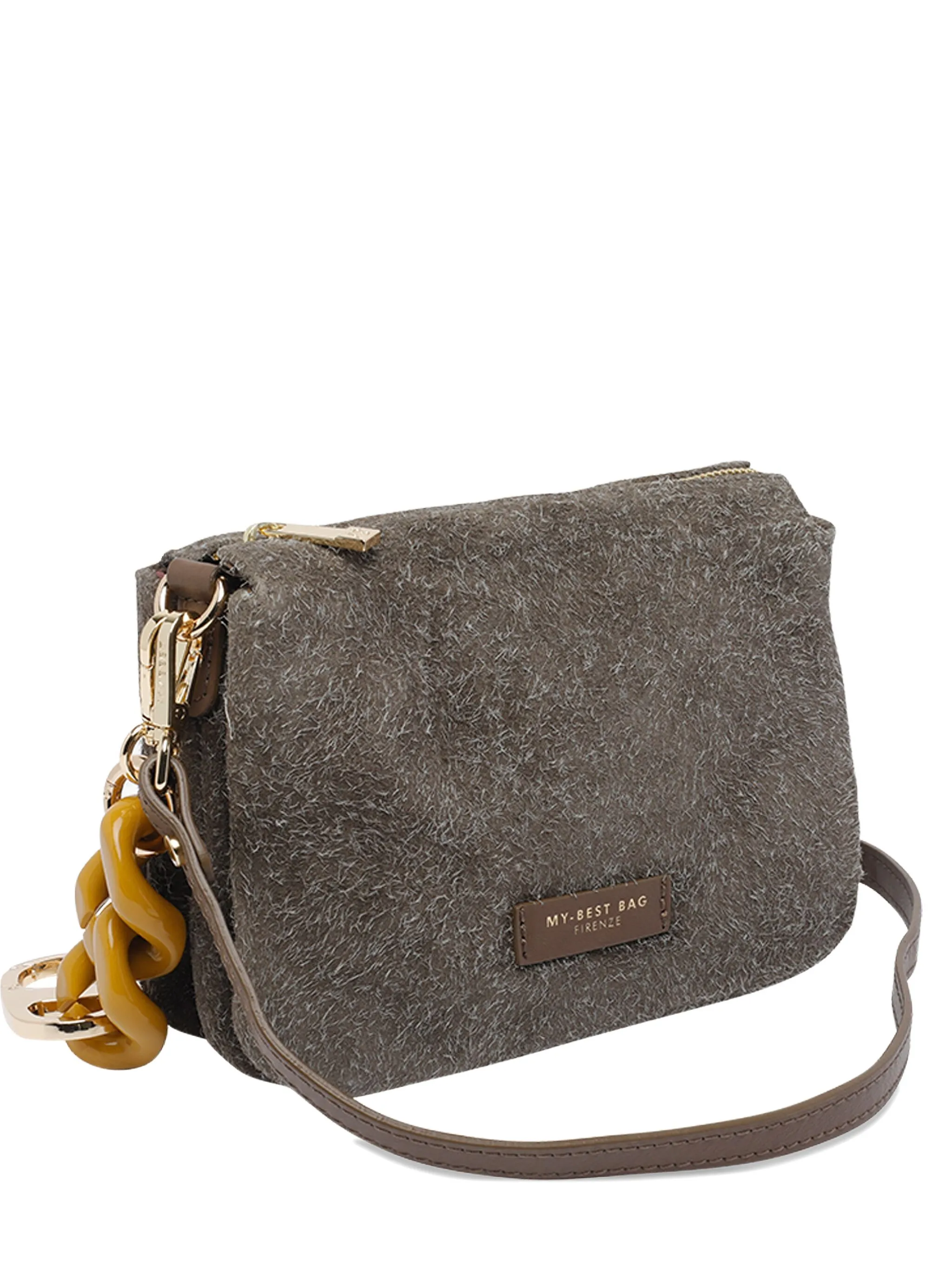 Сумка на плечо с логотипом и ремнем-цепочкой My Best Bag, нейтральный
Сумка на плечо с логотипом и ремнем-цепочкой My Best Bag, нейтральный