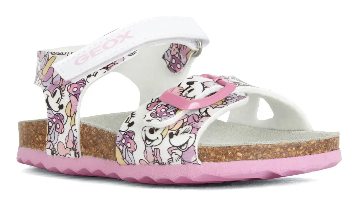Сандалии Geox "B SANDAL CHALKI GIRL", летняя обувь, обувь на липучке, сандалии с ремешками, с принтом по всей поверхности, цвет Weiß-Minnie Mouse
Сандалии Geox "B SANDAL CHALKI GIRL", летняя обувь, обувь на липучке, сандалии с ремешками, с принтом по всей поверхности, цвет Weiß-Minnie Mouse